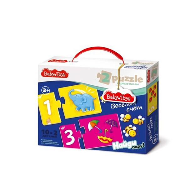 Игра настольная парные Веселый счет 25131 0,235x0,179x0,048 м