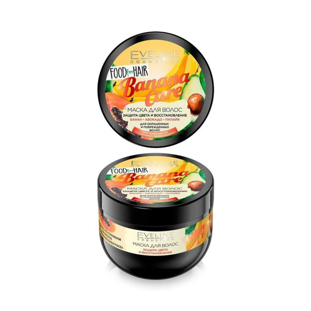 BANANA CARE 3291 BO'YALGAN VA SHIKASTLANGAN SOCHLAR UCHUN NIQOB eveline3291