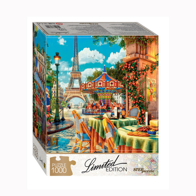 "Puzzle" mozaikasi 1000 "Parijdagi kafe" (cheklangan nashr) yig'ilgan rasm hajmi 68 ga tengmi ? 48 sm; 98090