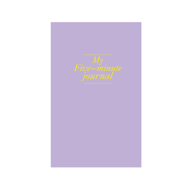My 5 minute journal. Дневник, меняющий жизнь (твёрдая обложка, кремовая бумага, ляссе, лавандовая) 30371