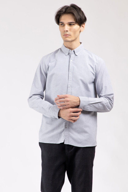 Kulrang XXL ko'ylak uzun yeng  AW22CA2N-19-11897