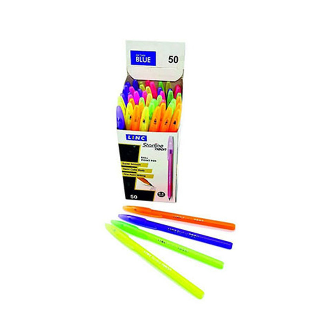 Sharikli qalam Starline Neon 0,6 mm (ch) Linc 54845