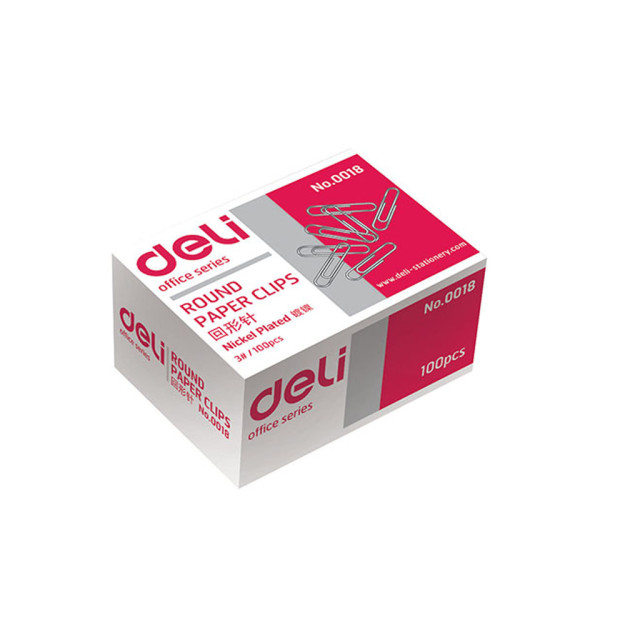 Deli naychasida 29 mm 200 dona qog'oz qisqichlari   00524