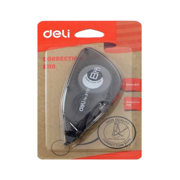 Штрих-лента 8110 Deli 81103 8 м х 5 мм.