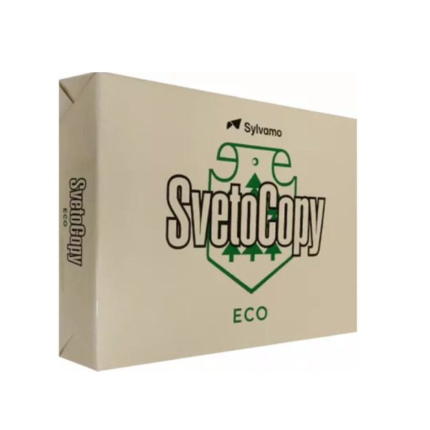 Svetocopy ECO A4, 80G A4, ECO #07/3, ofis uchun varaq qog'ozi.texnik o'lchamlari: 298x215x55mm 00210