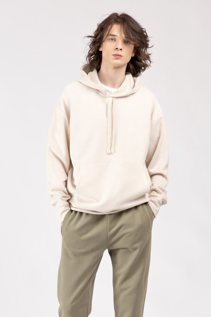 Sweatshirt qisqa uzunligi Whisper White L  AW22CA2N-2-11666