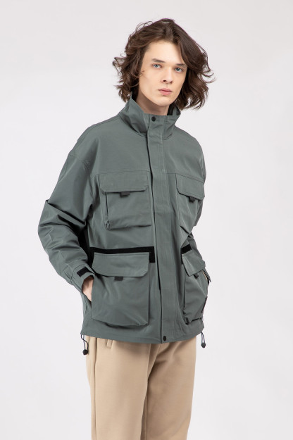 Ветровка короткая длина Green S AW22CA1N-27-11845