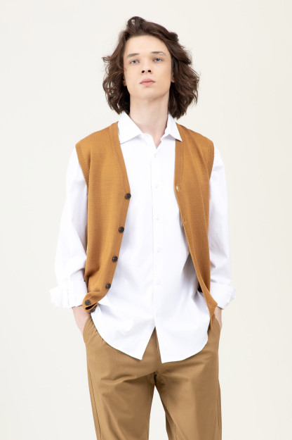 Bej S yengsiz jumper  AW22CA2N-29-12132