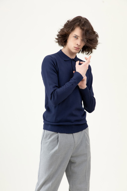 Jumper uzun qisma Navy M  AW22CA2N-29-12082