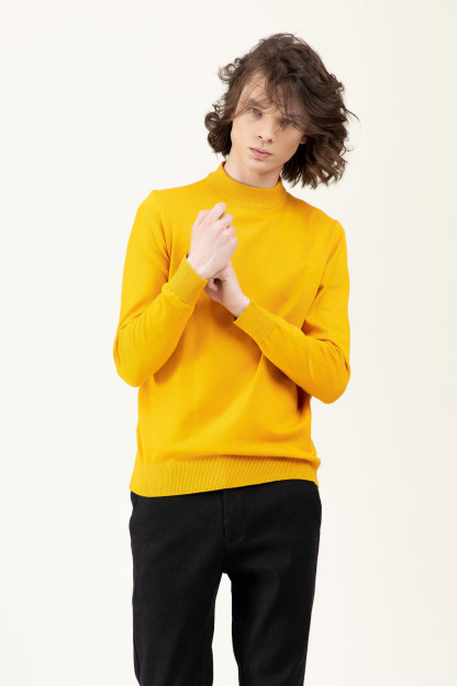 Jumper uzun yeng sariq L  AW22CA2N-29-12176