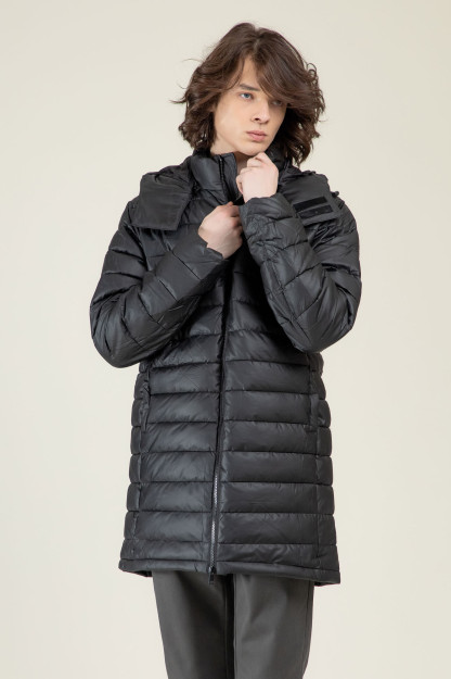 Ko'ylagi uzun qora XL uzunligi  AW22CA1N-12-11809