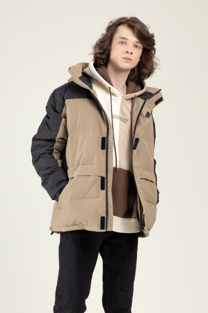 Beige XXL ko'ylagi o'rta uzunligi AW22CA1N-12-12030