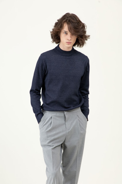 Jumper uzun qisma Navy L  AW22CA2N-29-12176