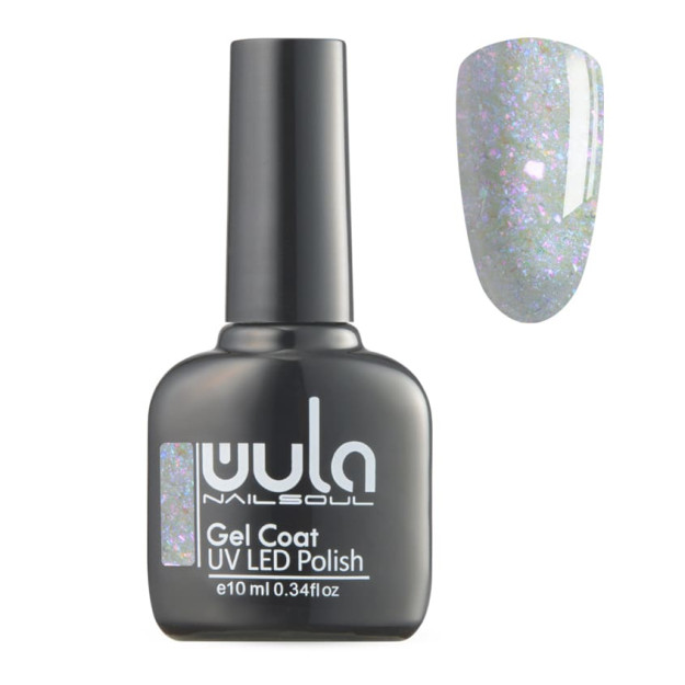Wula nailsoul opal gel lak qoplamasi 10ml Opal gel palto ohang 442 / MChJ qora olmos / Rossiya 10ml 0023w