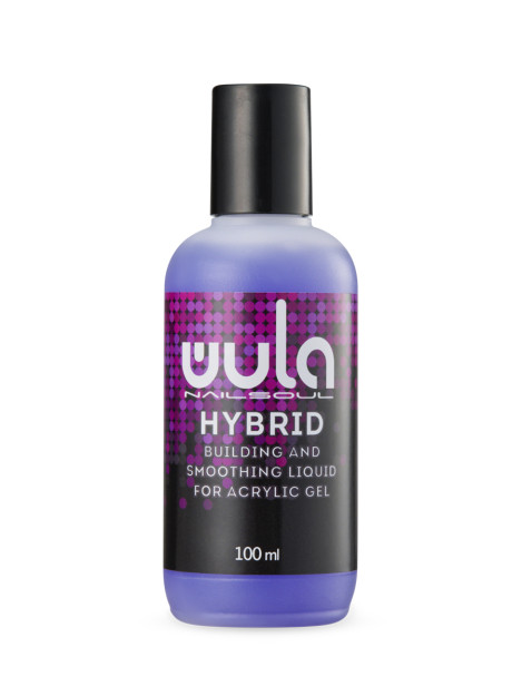 Wula nailsoul Hybrid BUILDING and SMOOTHING LIQUID akril gel suyuqligi 100ml, dona / MChJ qora olmos / Rossiya 100ml 1776w