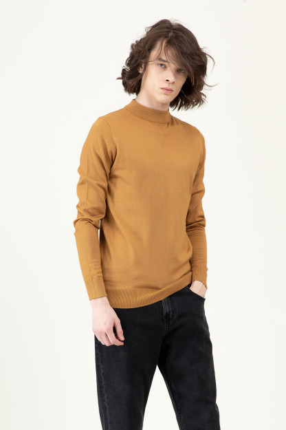 Clay Brown M jumper uzun yeng  AW22CA2N-29-12123