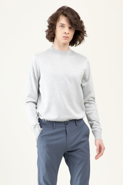 Jumper uzun qisma kulrang XXL  SS23CA2N-29-12362