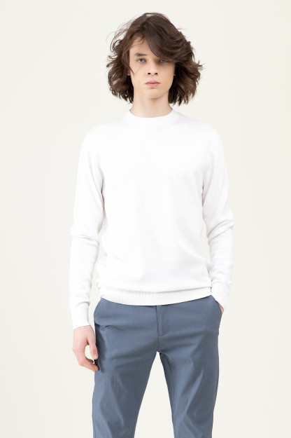 Jumper uzun qisma oq XL  SS23CA2N-29-12362