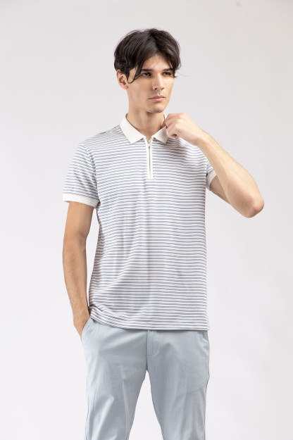 Polo qisqa qisma moviy XXL  SS23CA2N-17-12447