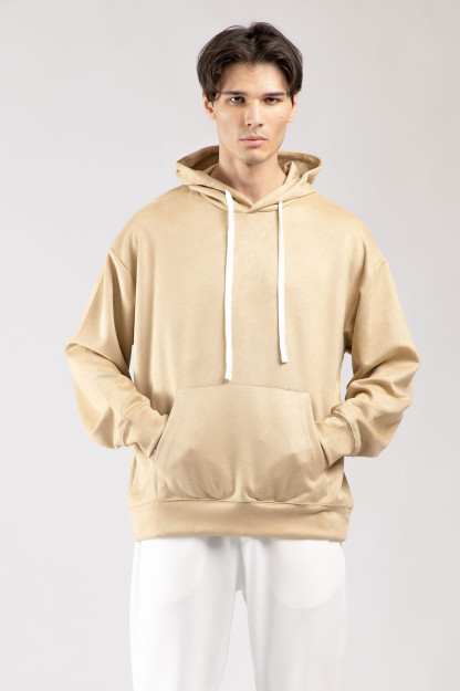 Sweatshirt qisqa uzunligi Beige M SS23CA2N-2-12275