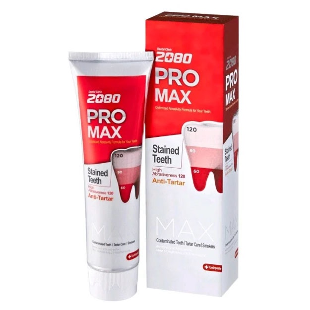 Зубная паста 2080 - Pro Max Stained, 125 гр. УТ-00002567