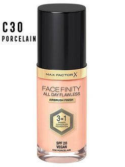 Max Factor Facefinity yuz asosi butun kun Flawless 3in1 Foundation 30 chinni  УТ-00007389