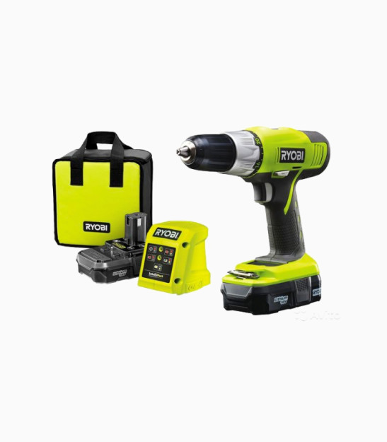 Аккумуляторная дрель-шуруповерт Ryobi R18DD3-213S 7128