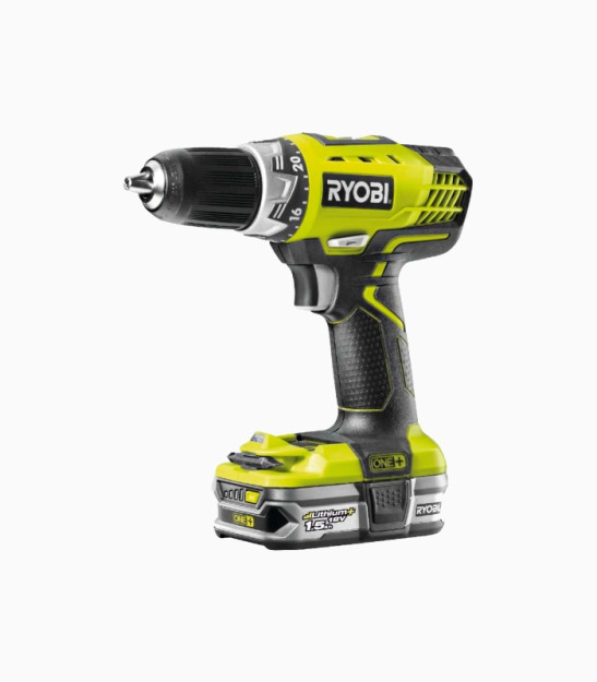 Аккумуляторная дрель-шуруповерт Ryobi R18DD3-215S 7131