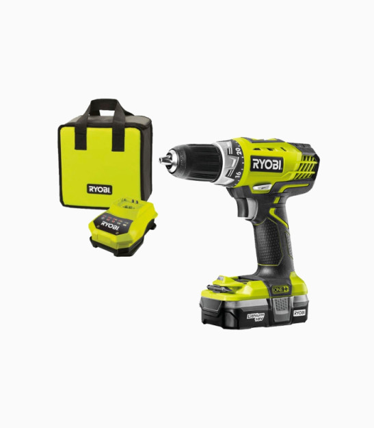 Ryobi r18dd3-225s 7137 simsiz burg'ulash va tornavida Brandtools7137