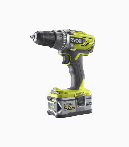 Аккумуляторная дрель-шуруповерт Ryobi R18DD3-252S 6759
