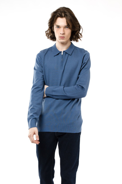 Jumper uzun yengli moviy M  AW22CA2N-29-12083