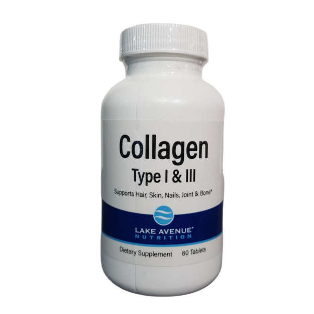 1 va 3 turdagi gidrolizlangan kollagen, 1000 mg 60 tabletka UNVIT42