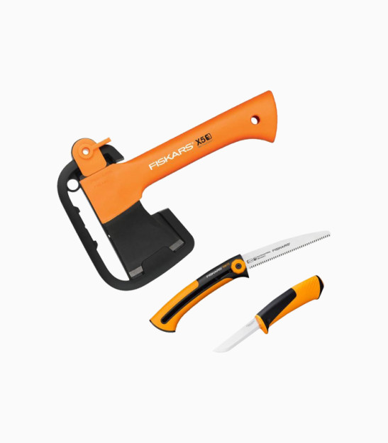 FISKARS to'plami X5 + yordamchi pichoq + bog ' arra qora/to'q sariq (1057912) 19576 Brandtools19576
