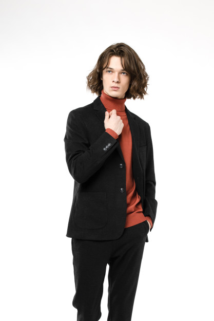 Blazer qisqa uzunligi qora 56  AW22CA2S-16-11946
