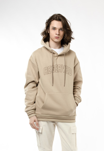 Sweatshirt qisqa uzunligi Beige M AW22CA2N-2-12027