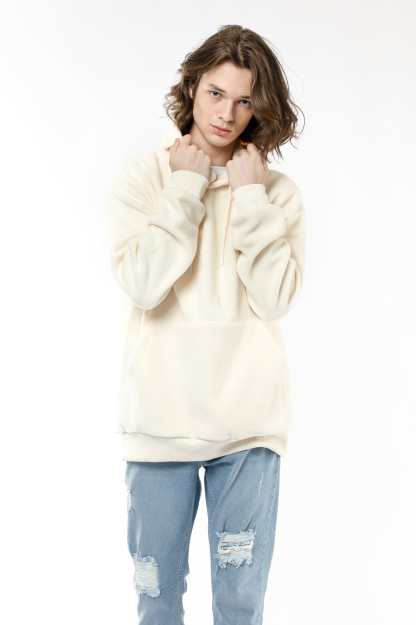 Sweatshirt qisqa uzunligi Whisper White S  AW22CA2N-2-12058