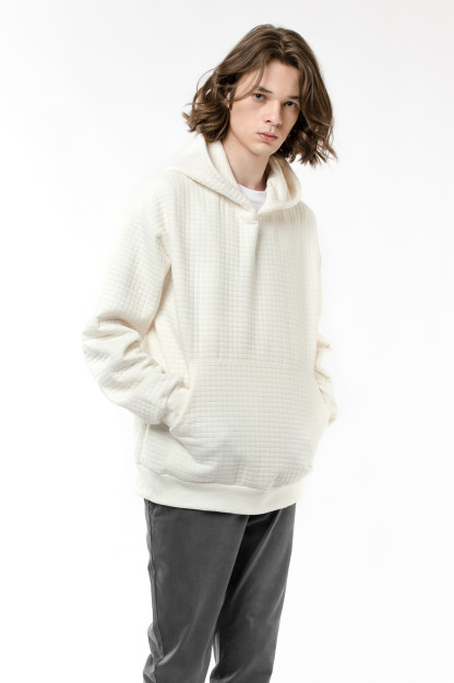 Толстовка короткая длина Whisper White XL AW22CA2N-2-12088