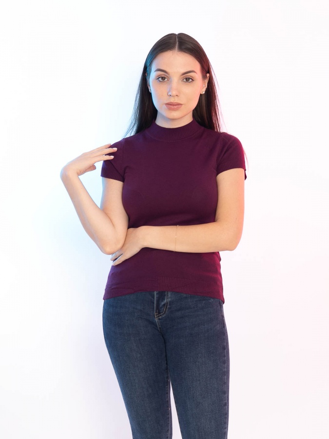 Кофта американка 0128 freesize фиолетовый