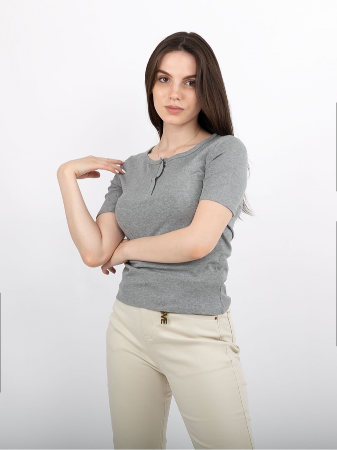 Футболка 13735 серый