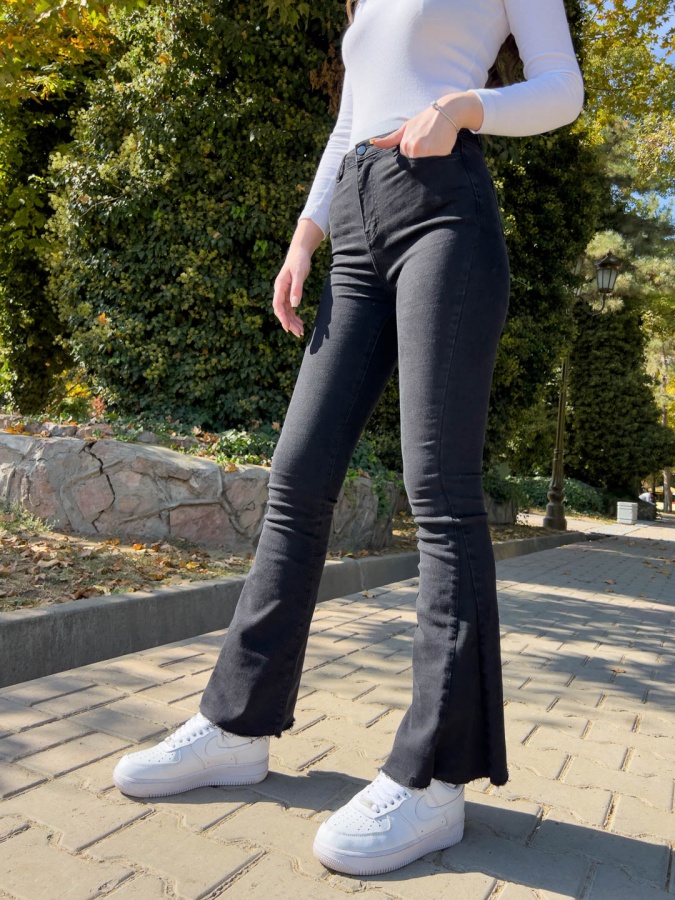 9092 XS qora jinsi shimlar anaki