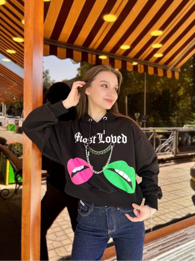Hoodie ko'ylagi 12000 s qora anaki