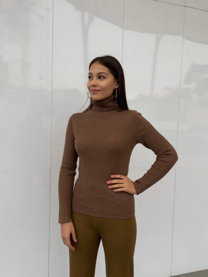Turtleneck ko'ylagi 33350 freesize bej anaki