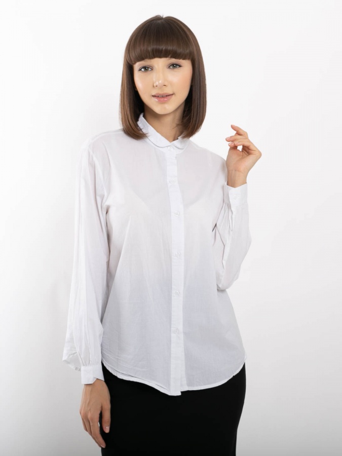 Ko'ylak 9821 freesize oq anaki