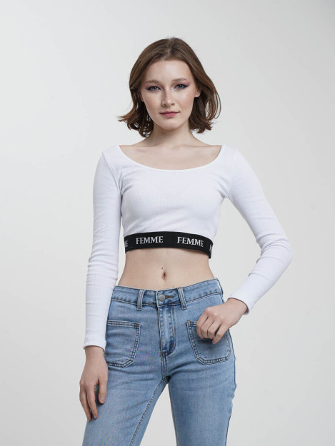 Топ  4152 freesize белый