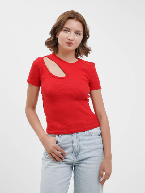Futbolka 12059 freesize qizil anaki
