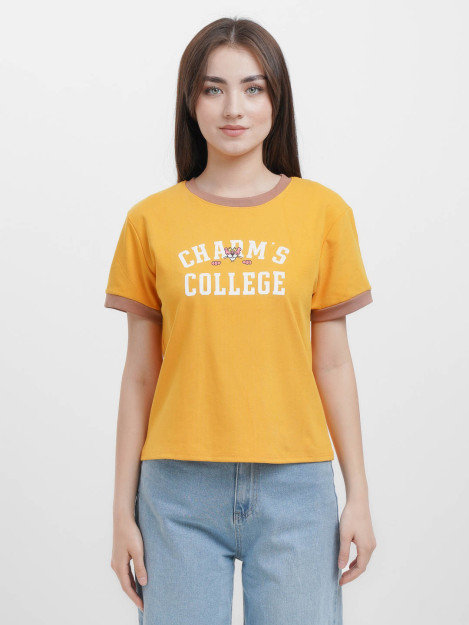 3971 freesize charm futbolkasi sariq