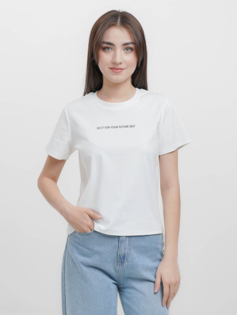 Футболка  3971 freesize do it белый