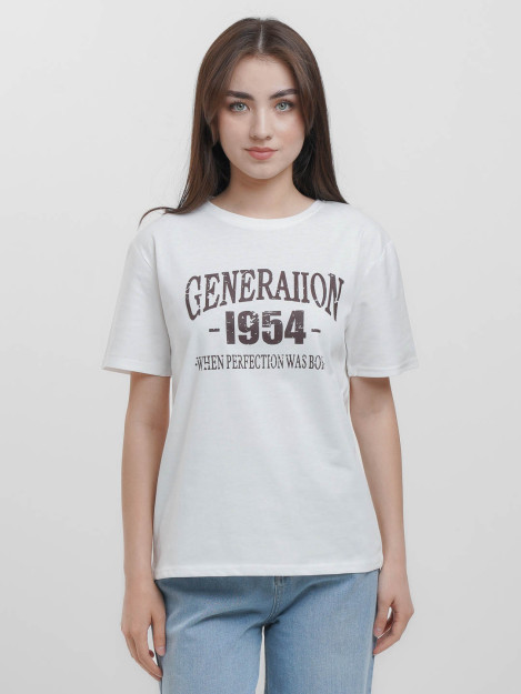 Generation 1012 freesize futbolkasi oq
