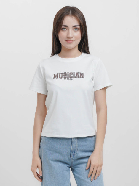 3971 freesize musican futbolkasi oq