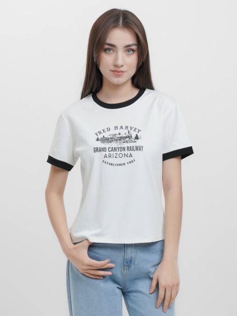 Футболка 3971 freesize arizona белый